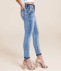 Mid-Rise Ankle Skinny Stretch Jean