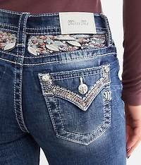 Mid-Rise Straight Stretch Jean