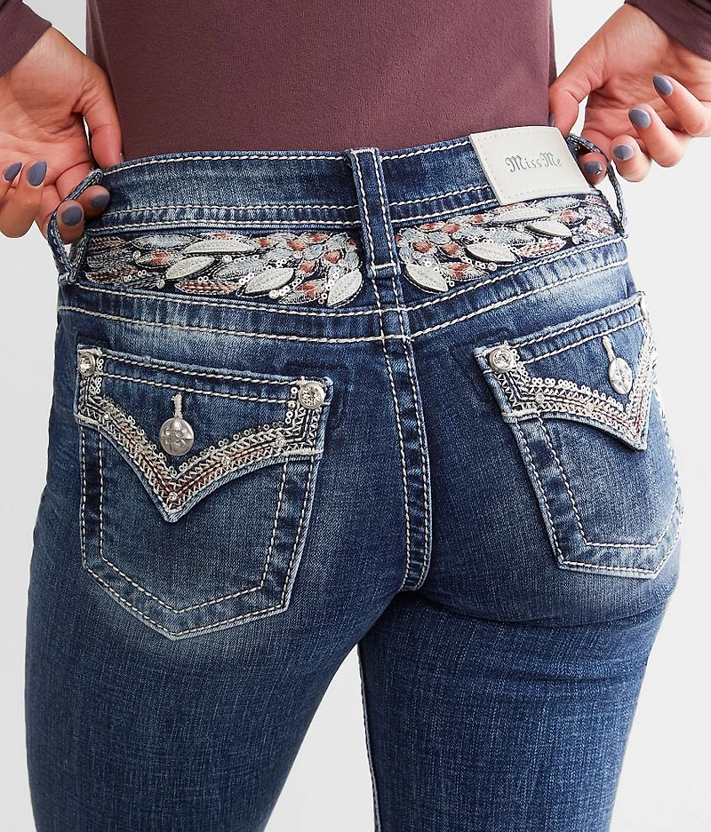 Mid-Rise Straight Stretch Jean