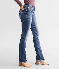 Mid-Rise Straight Stretch Jean
