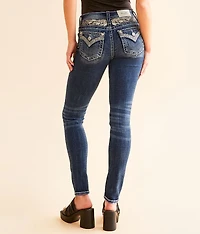 Mid-Rise Skinny Stretch Jean