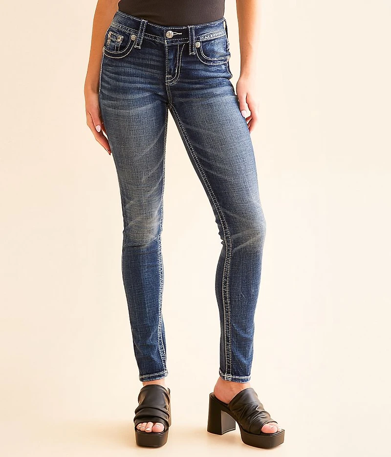 Mid-Rise Skinny Stretch Jean