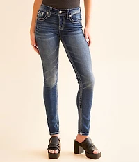 Mid-Rise Skinny Stretch Jean