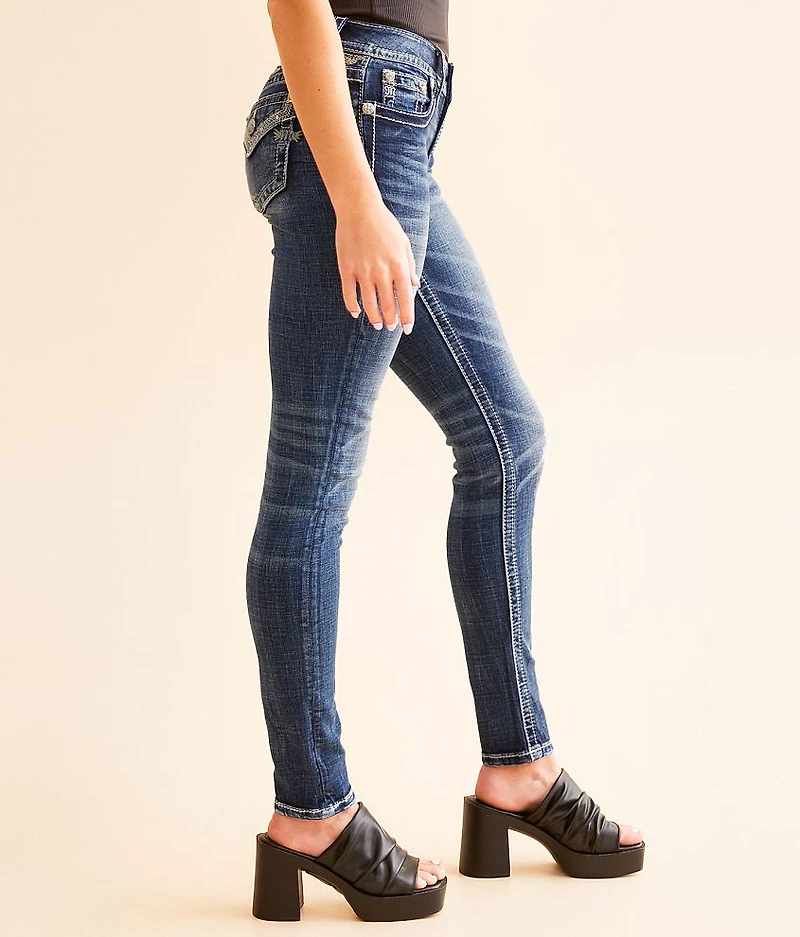 Mid-Rise Skinny Stretch Jean