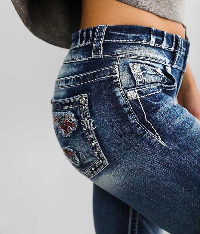 Mid-Rise Ankle Skinny Stretch Jean