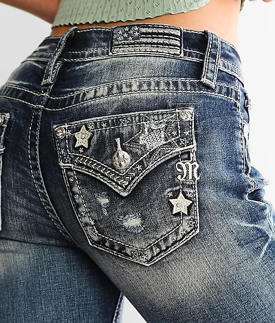 Mid-Rise Ankle Skinny Stretch Jean