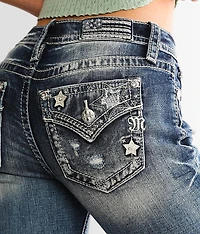 Mid-Rise Ankle Skinny Stretch Jean