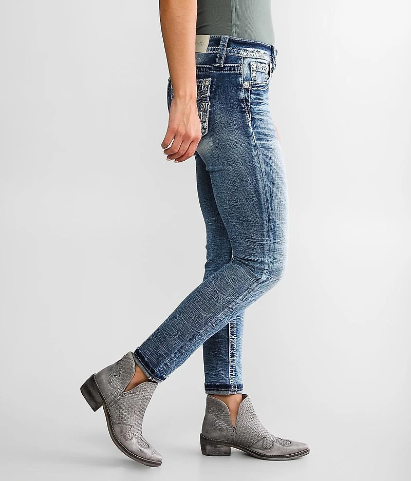Mid-Rise Skinny Stretch Jean