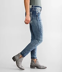 Mid-Rise Skinny Stretch Jean