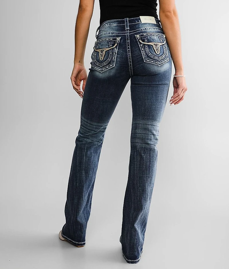 Mid-Rise Boot Stretch Jean