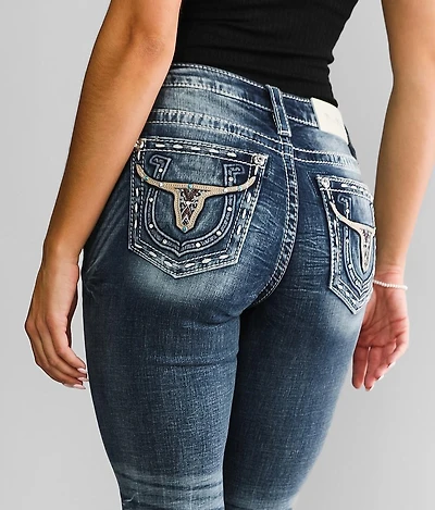 Mid-Rise Boot Stretch Jean