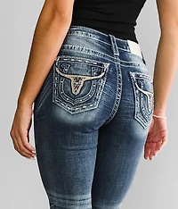 Mid-Rise Boot Stretch Jean