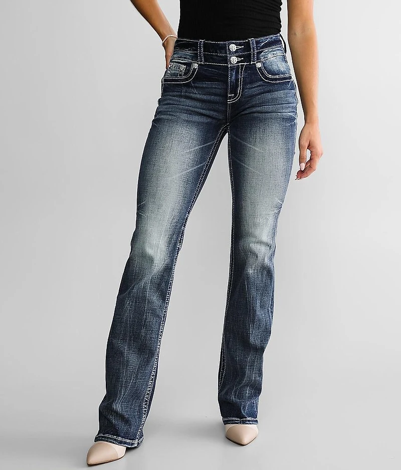 Mid-Rise Boot Stretch Jean