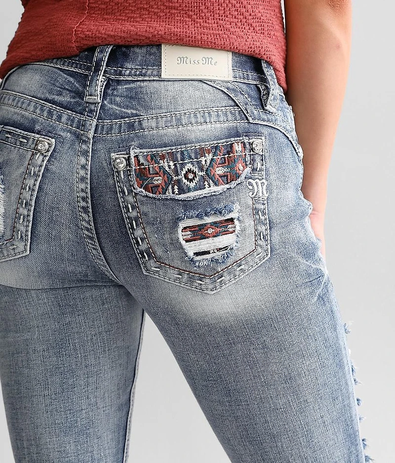 Mid-Rise Ankle Skinny Stretch Jean
