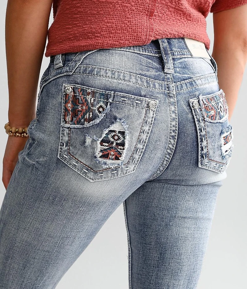 Mid-Rise Ankle Skinny Stretch Jean