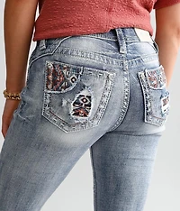 Mid-Rise Ankle Skinny Stretch Jean