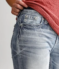 Mid-Rise Ankle Skinny Stretch Jean