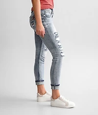 Mid-Rise Ankle Skinny Stretch Jean