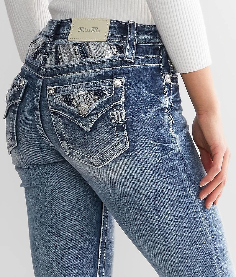 Mid-Rise Ankle Skinny Stretch Jean