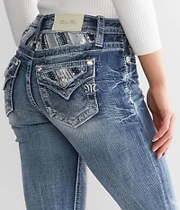 Mid-Rise Ankle Skinny Stretch Jean