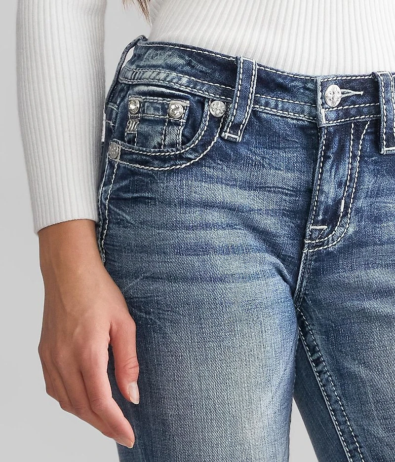 Mid-Rise Ankle Skinny Stretch Jean