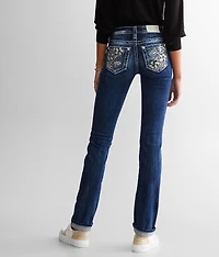 Mid-Rise Straight Stretch Jean