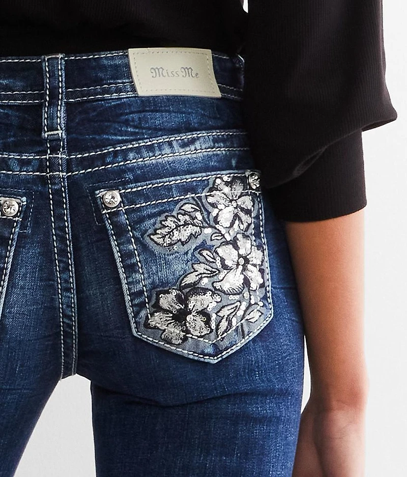 Mid-Rise Straight Stretch Jean