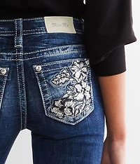 Mid-Rise Straight Stretch Jean