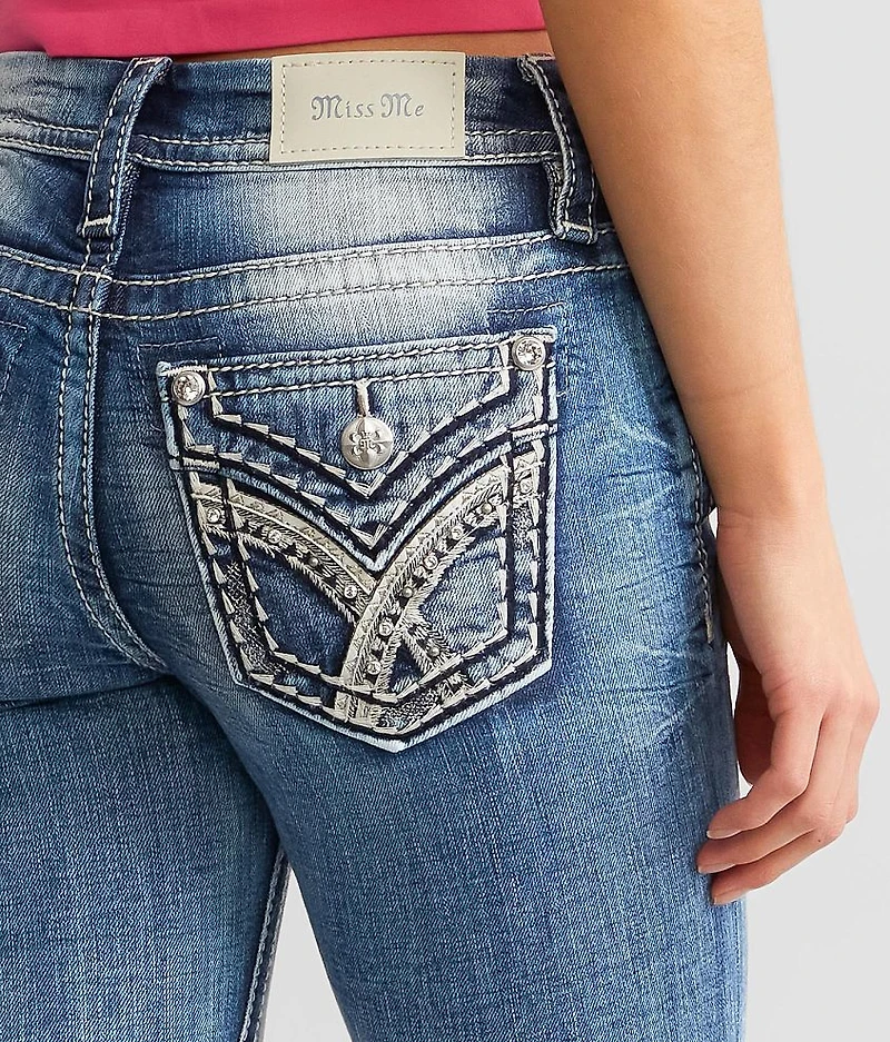 Cuffed Stretch Capri Jean