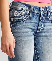 Cuffed Stretch Capri Jean