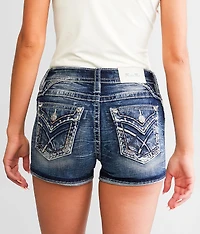 Mid-Rise Stretch Cuffed Short