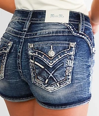 Mid-Rise Stretch Cuffed Short