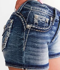 Mid-Rise Stretch Cuffed Short