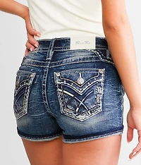 Mid-Rise Stretch Cuffed Short