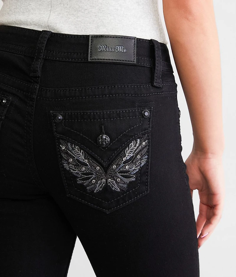 Curvy Cuffed Stretch Capri Jean