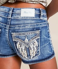 Mid-Rise Stretch Cuffed Short