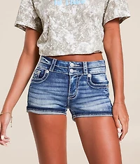 Mid-Rise Stretch Cuffed Short