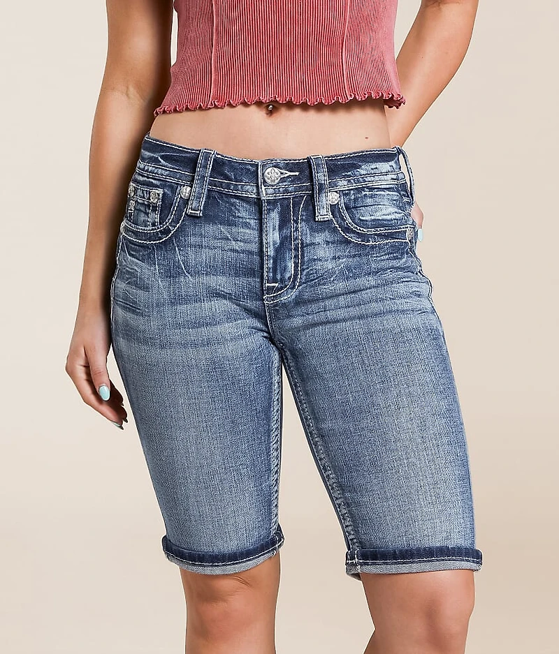 Mid-Rise Bermuda Stretch Short