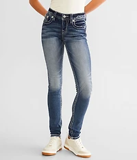 Mid-Rise Skinny Stretch Jean