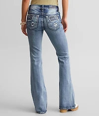 Mid-Rise Flare Stretch Jean