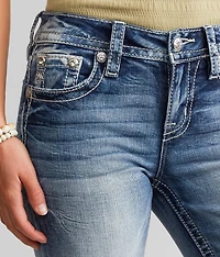 Mid-Rise Flare Stretch Jean
