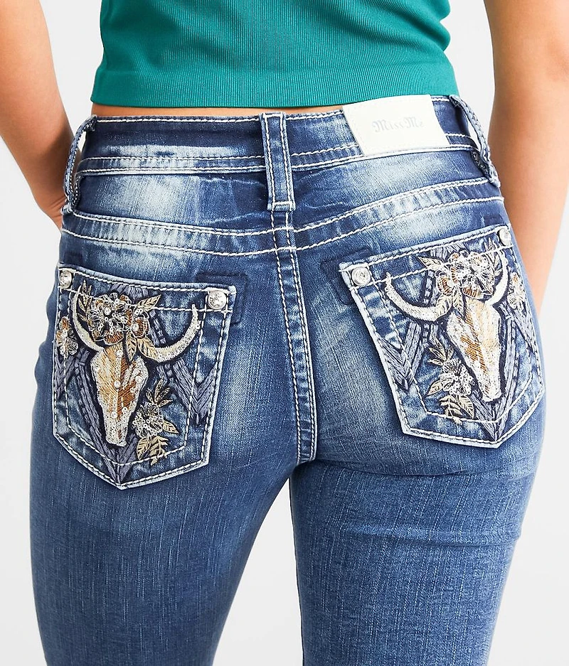Cuffed Stretch Capri Jean