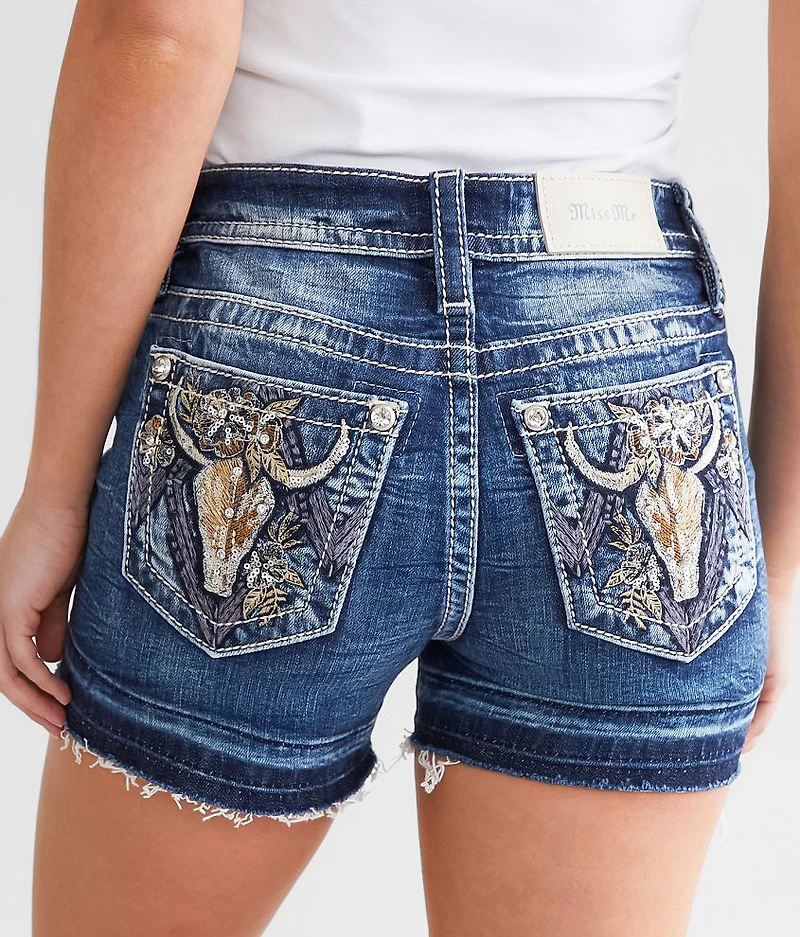 Mid-Rise Stretch Short