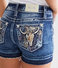 Mid-Rise Stretch Short