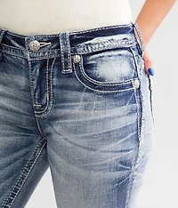 Cuffed Stretch Capri Jean