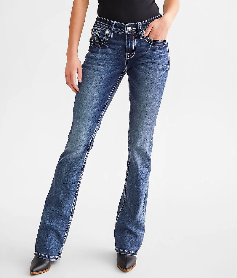 Mid-Rise Boot Stretch Jean
