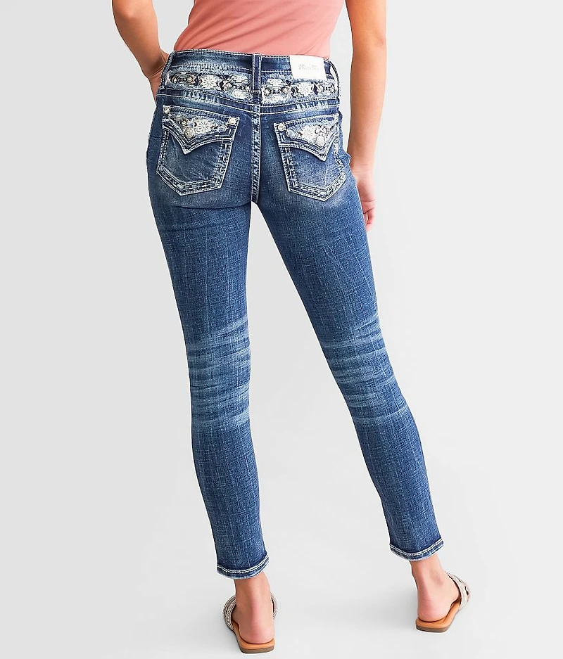 Mid-Rise Ankle Skinny Stretch Jean