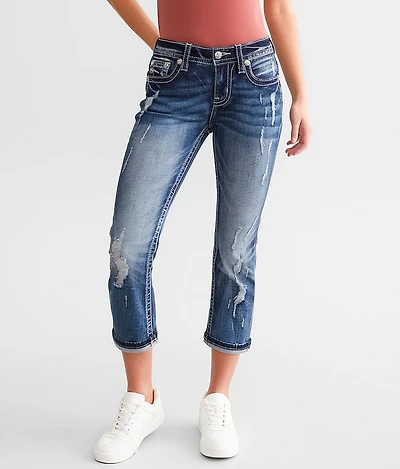 Mid-Rise Stretch Capri Jean