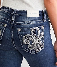 Curvy Mid-Rise Stretch Capri Jean