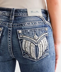 Mid-Rise Tailored Boot Stretch Jean